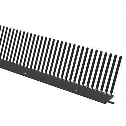 Manthorpe Eaves Comb Filler 62mm x 1000mm - Black - Pack of 50