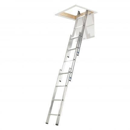 Manthorpe GLL257 Aluminium 3 Section Loft Ladder - 3m