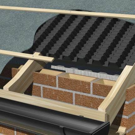 Manthorpe Roll Panel Eaves Ventilation Tray 325mm - Pack of 2