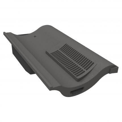 Manthorpe Single Pantile Roof Tile Vent - Grey