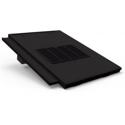 Manthorpe Thin Leading Edge Roof Tile Vent - Black