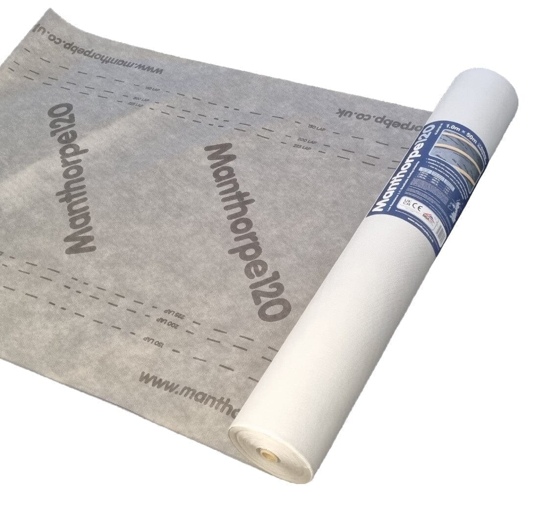 Manthorpe120 LR Breathable Roofing Membrane - 1m x 50m