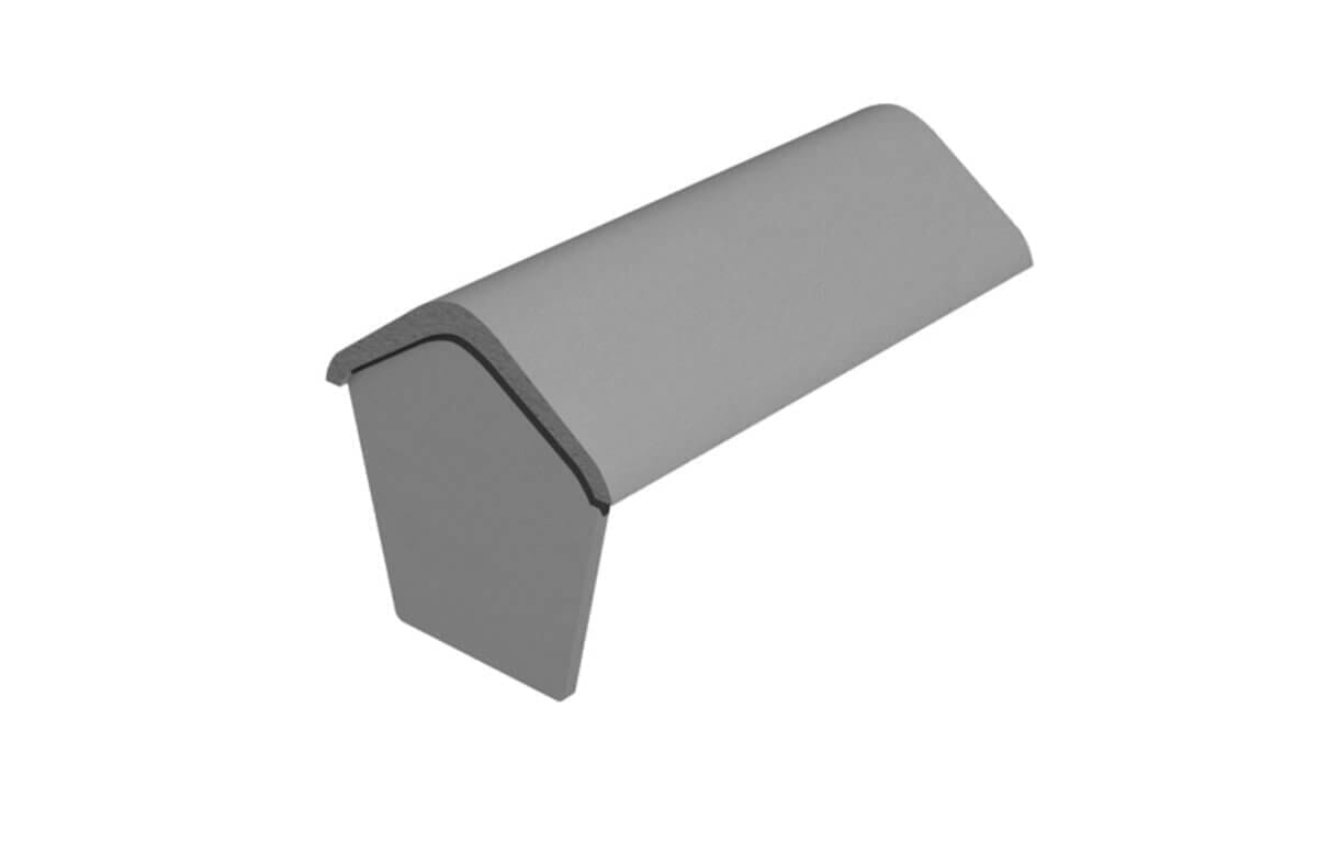 Marley Concrete Modern Block End Ridge