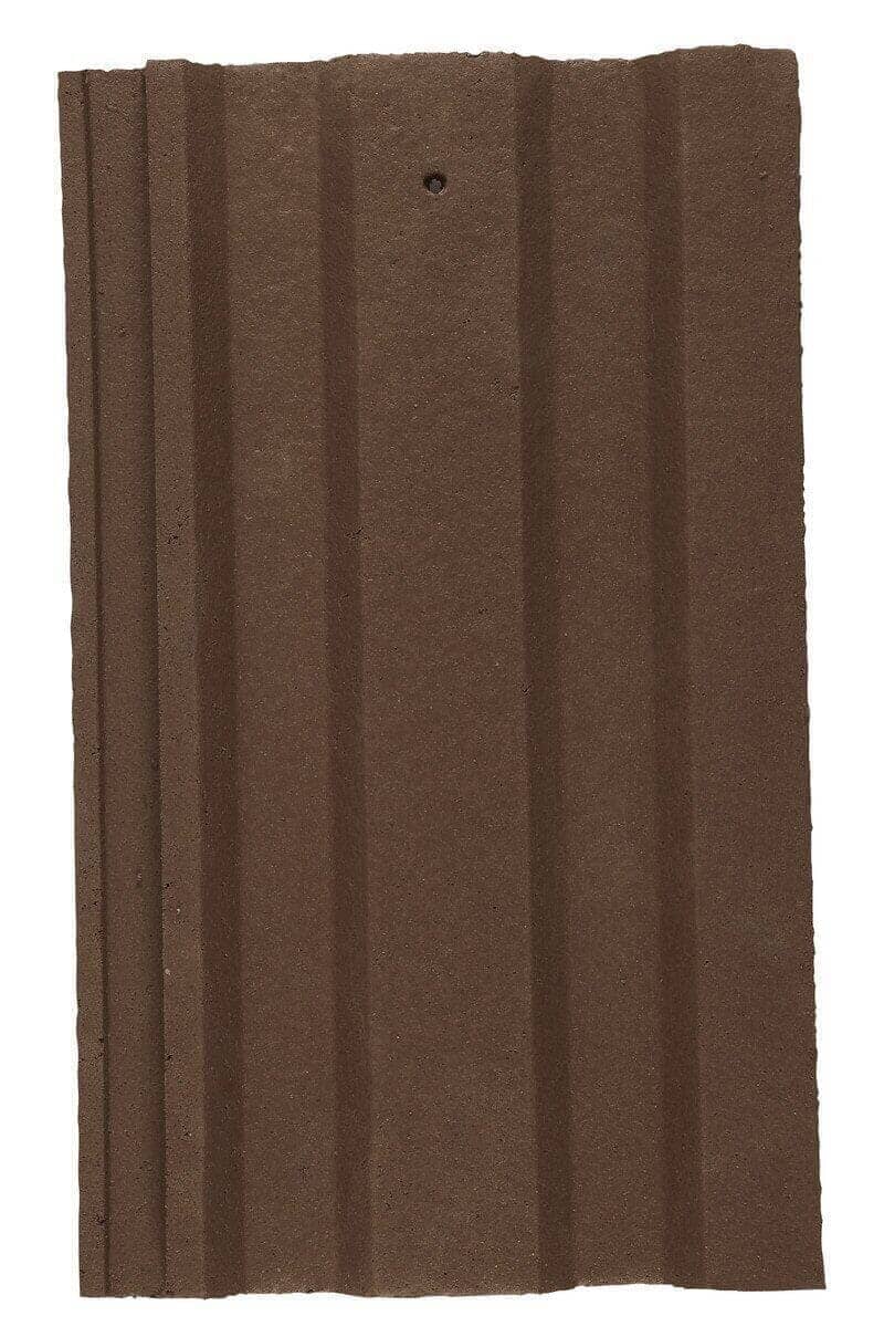 Marley Ludlow Plus Interlocking Concrete Roof Tiles - Smooth Brown - Pallet of 516