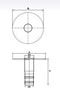 PVC Rainwater Outlet to suit a 100mm Pipe