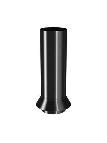 RoofArt Black Steel Guttering Drainage Connector 100mm