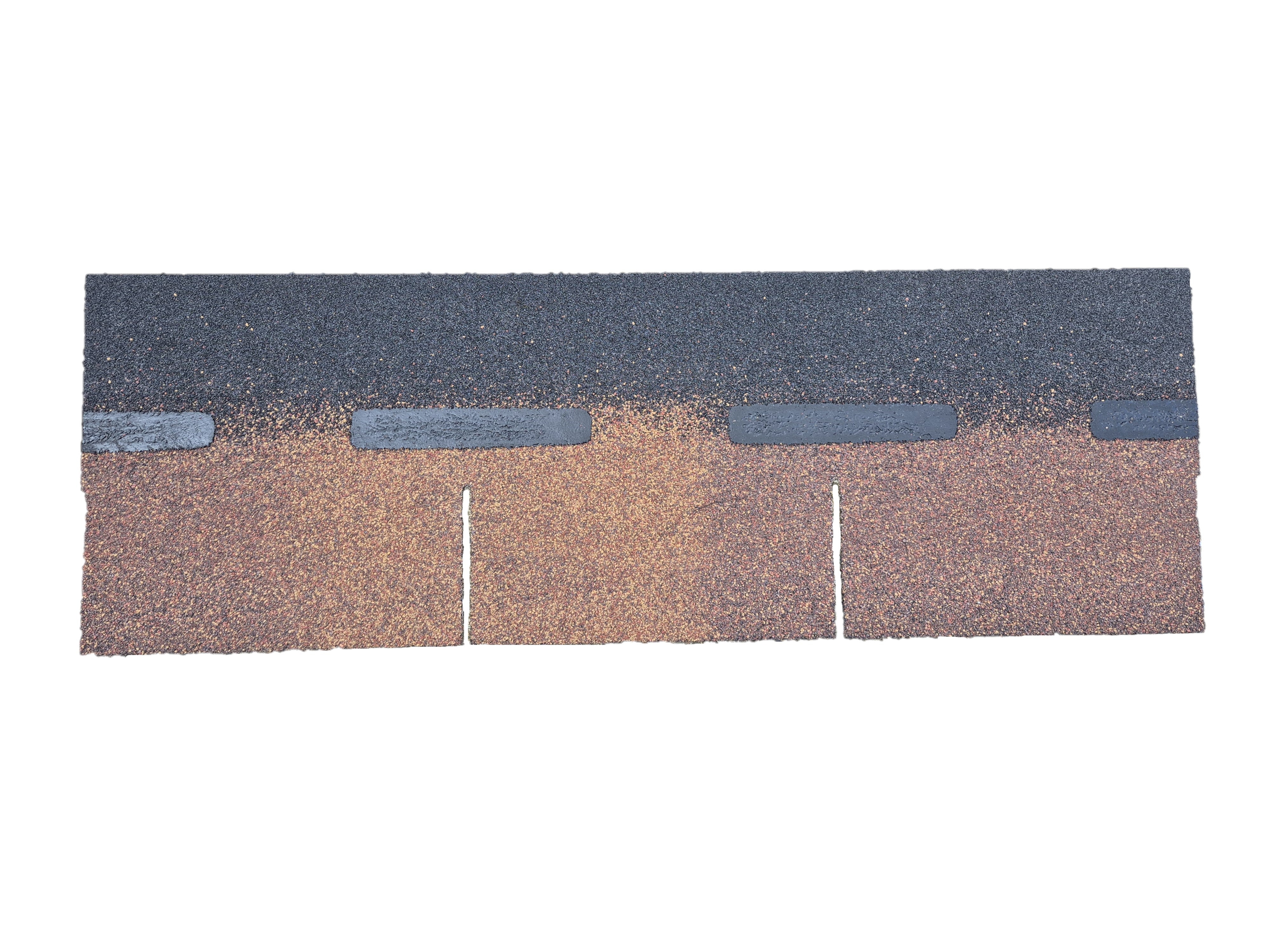 Roofing Supplies Super 3 Tab Square Bitumen Shingles - Brown (2.4m2)