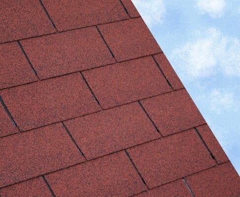 Roofing Supplies Super 3 Tab Square Bitumen Shingles - Red (2.4m2)