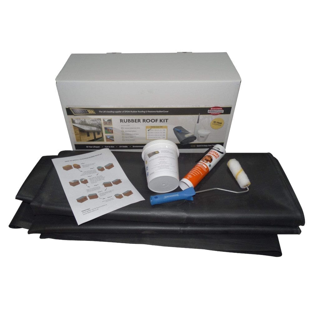 Rubbaseal EPDM Rubber Roof Kit - 2.8m x 2.1m