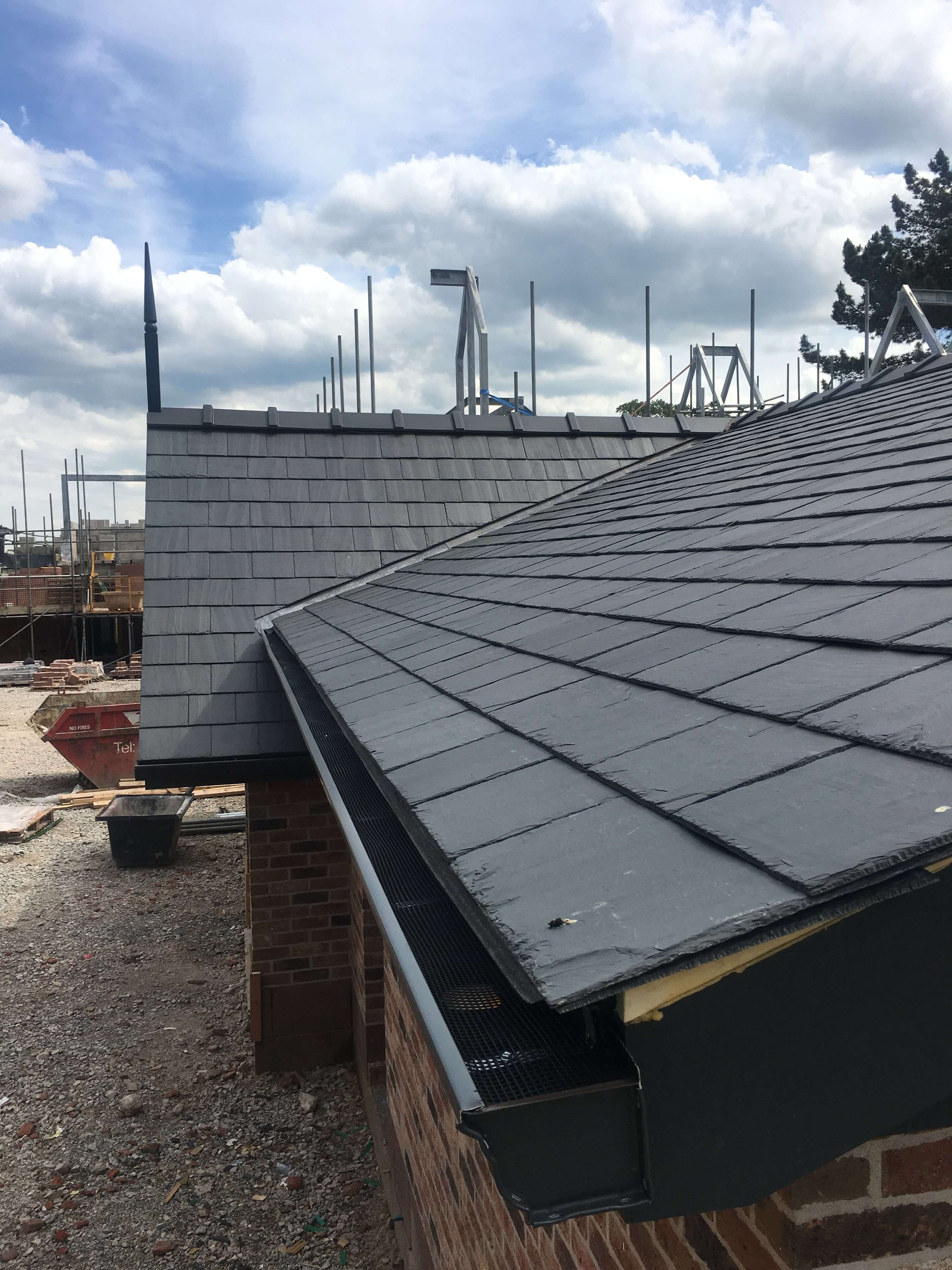 Samaca Q33 Prime Dark Grey Natural Spanish Roof Slate 500mm x 250mm