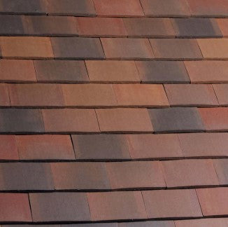 Marley Clay Plain Granny Bonnet Hip Roof Tile