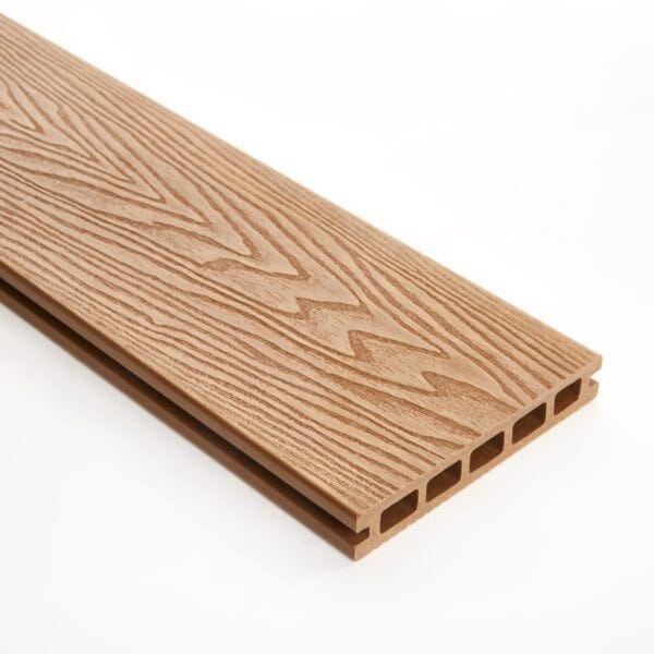 Triton WPC Composite Double Faced Decking Board - Teak