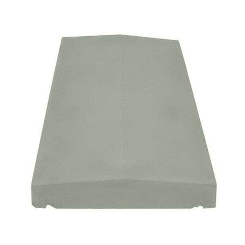 Twice Weathered Concrete Coping Stone Light Grey 430mm x 600mm