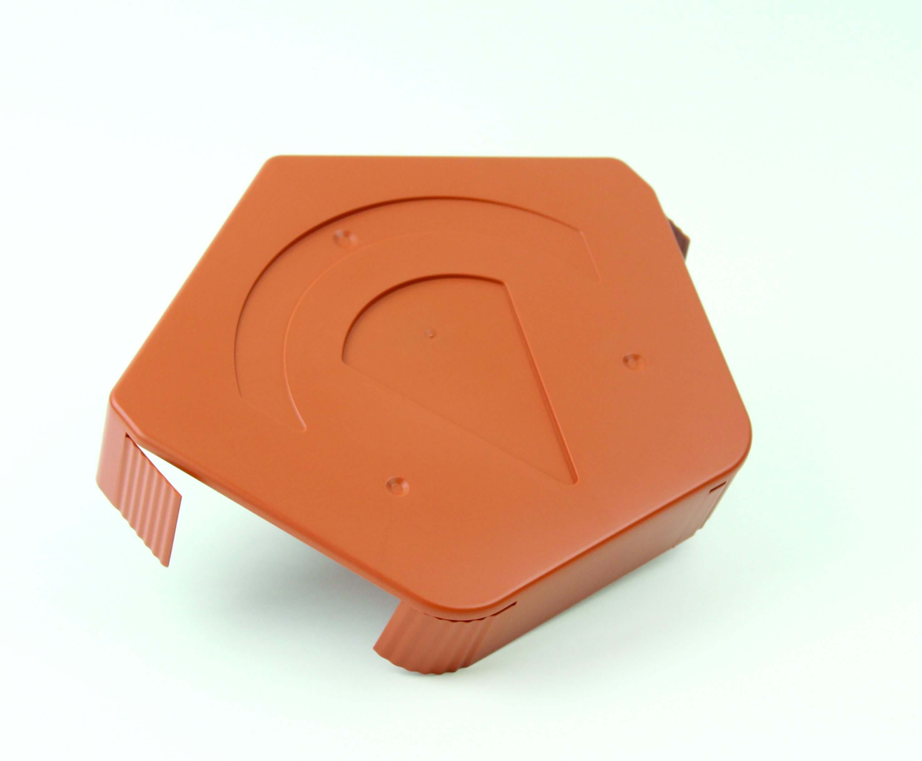 Ubbink Dry Verge Angled Ridge End Cap - Terracotta