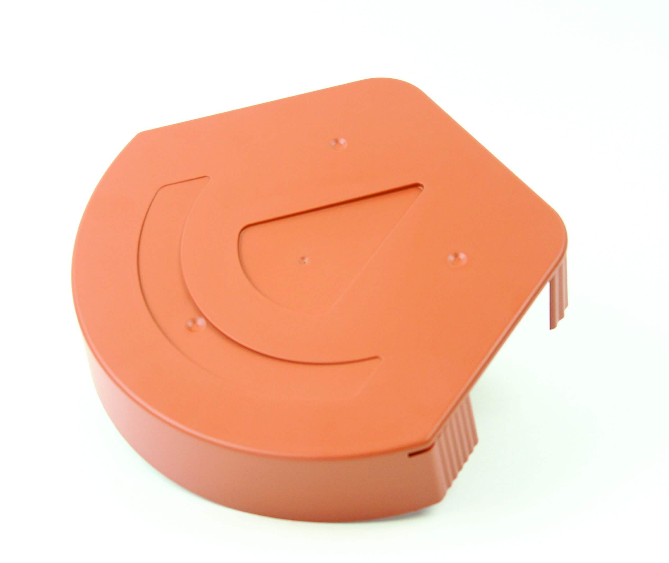 Ubbink Dry Verge Half Round Ridge End Cap - Terracotta