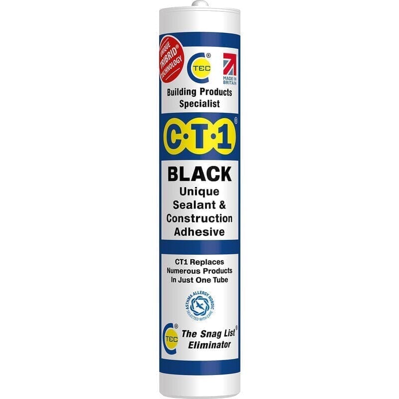 Unique CT1 Sealant & Construction Adhesive 290ml - Black