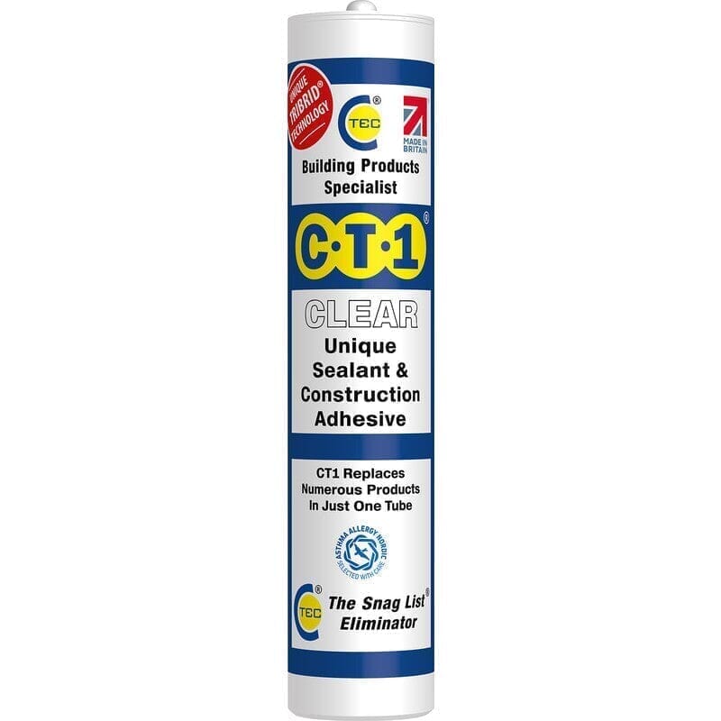 Unique CT1 Sealant & Construction Adhesive 290ml - Clear