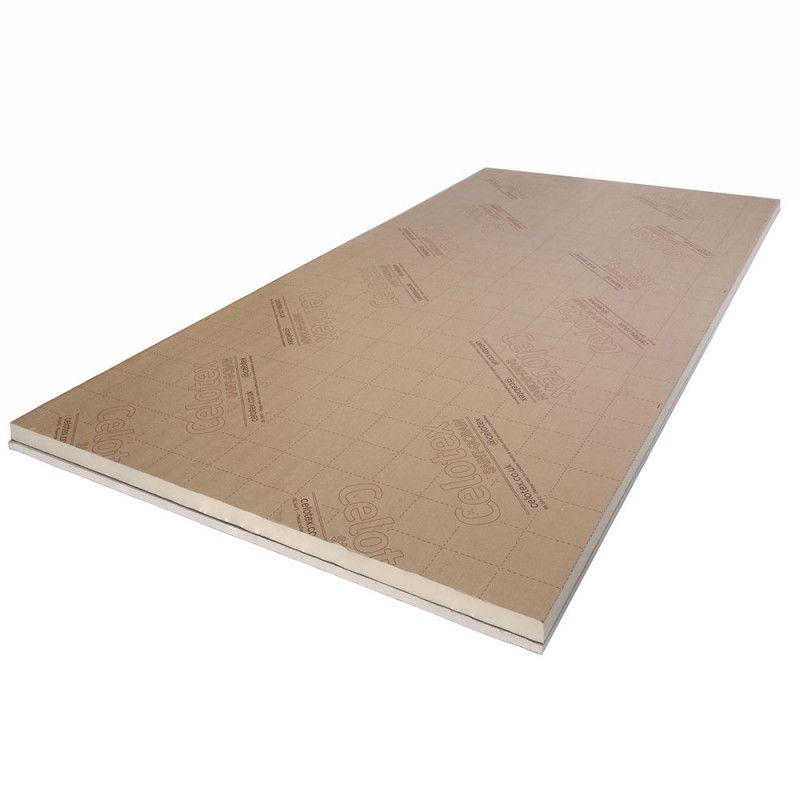 Celotex Insulated Plasterboard 1.2m x 2.4m x 52.5mm