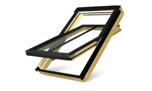 FAKRO Manually Operated Centre Pivot Natural Pine Conservation Pitched Roof Window